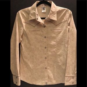 ⛰THE NORTH FACE WOMENS BUTTON DOWN LONG SLEEVE TOP
